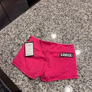 🩷 Hot Pink Booty Shorts Sz M 🩷 BNWT